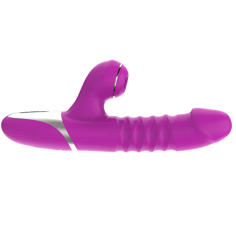 Lysia Thrusting Rabbit Vibrator - Purple