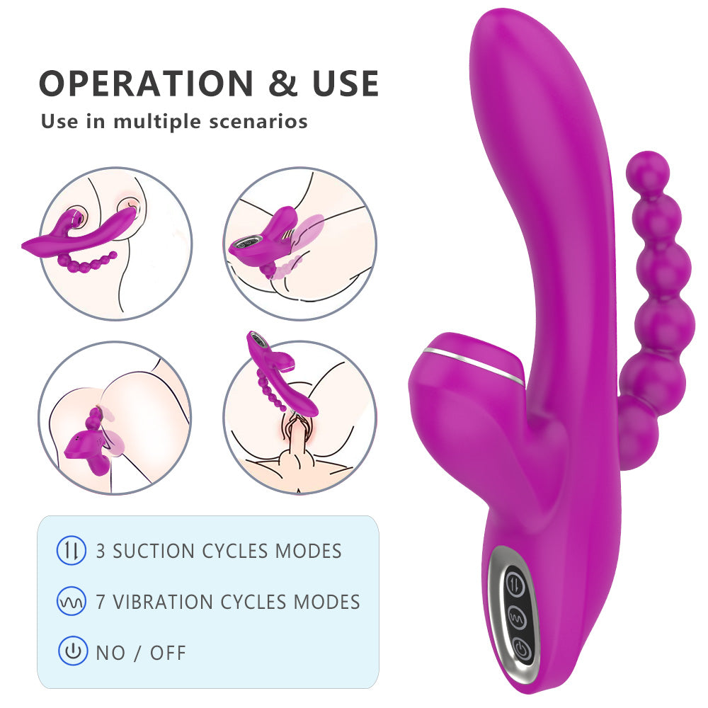Lysia Clitoris Stimulator G spot Rabbit vibrator - Purple