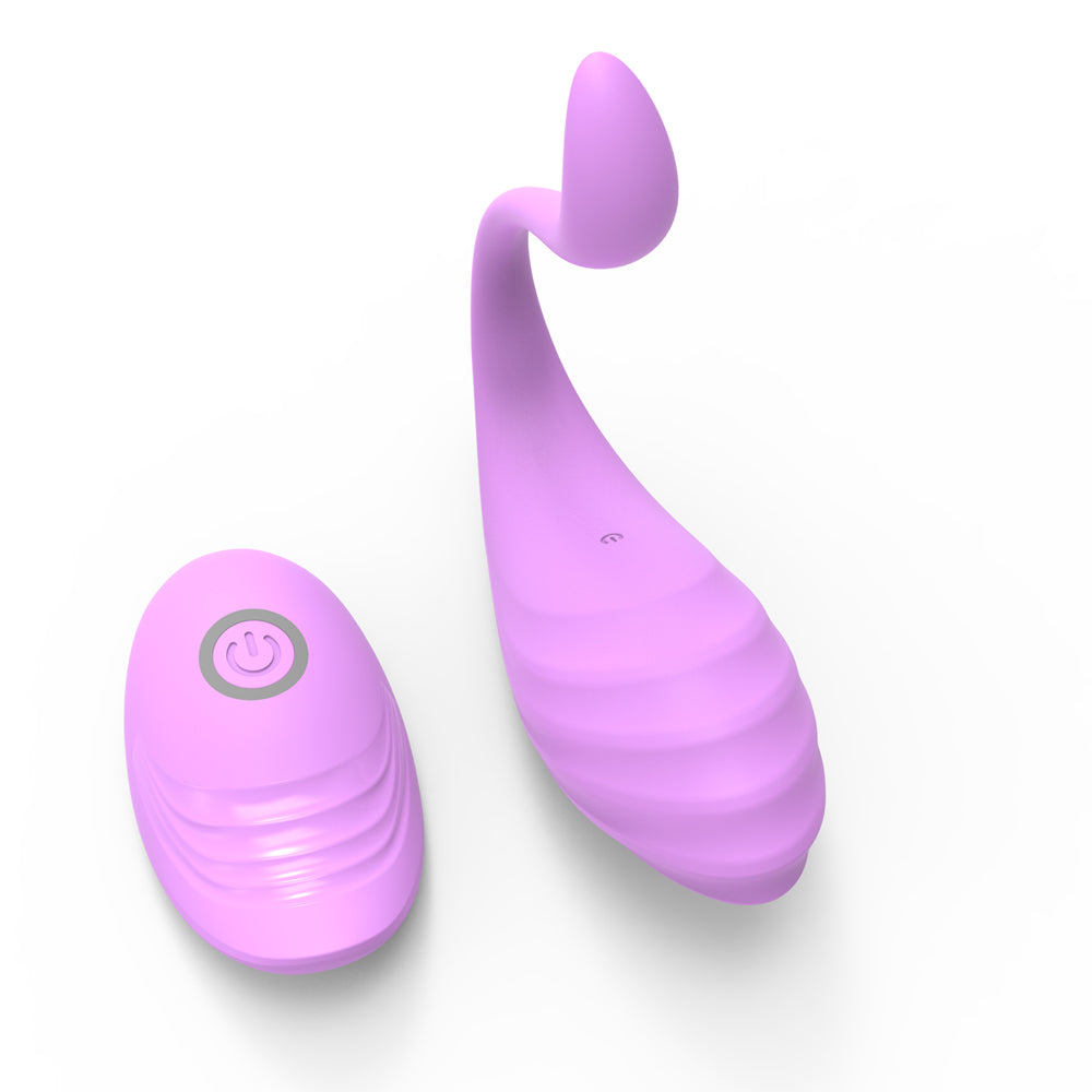 Lysia Vibrations Remote Kegel Balls - Swan - Purple