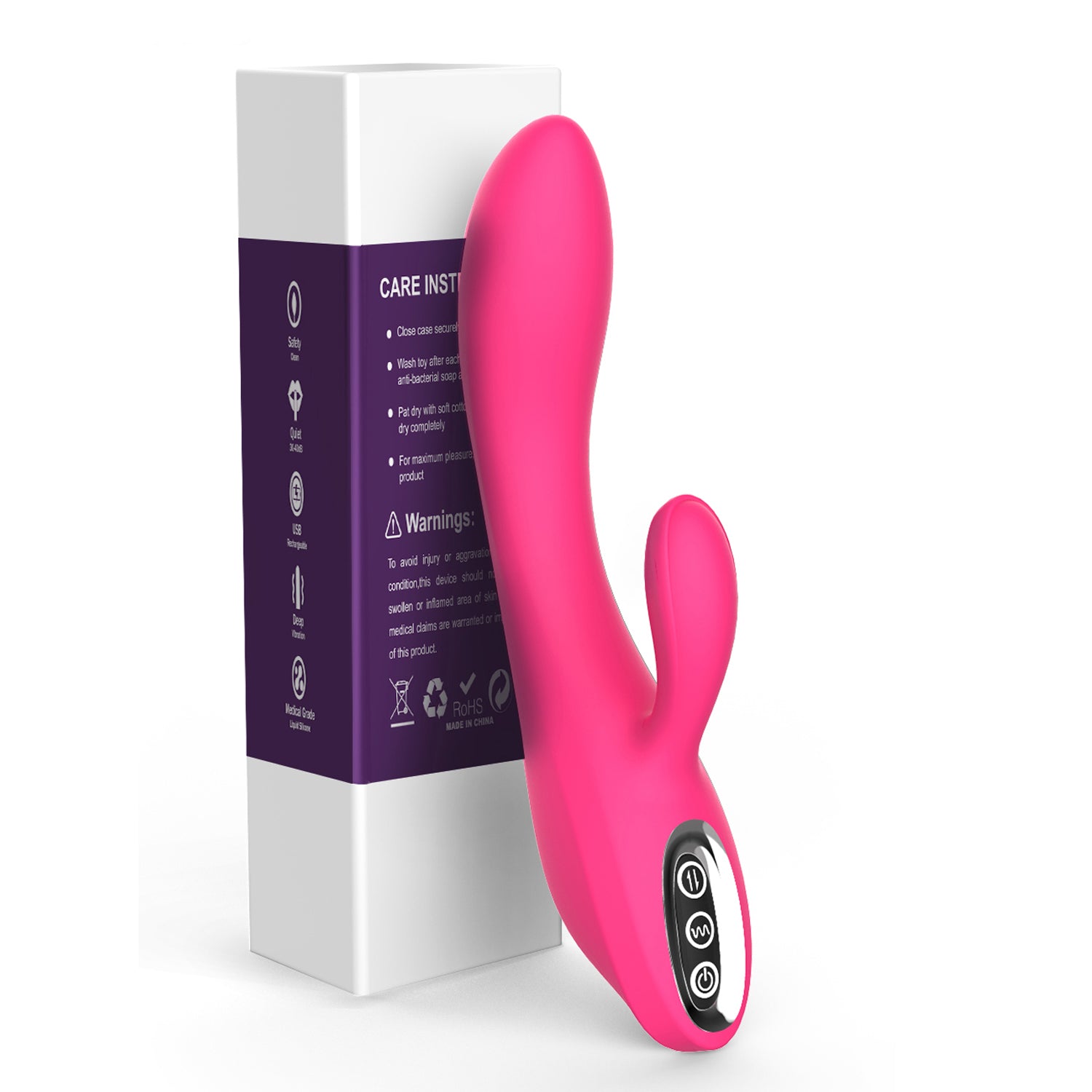 Lysia Rabbit Vibrator - Aola - Pink